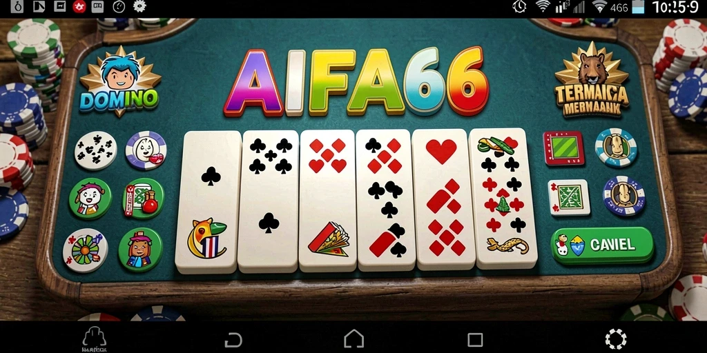 Tampilan gameplay AIFA66 yang menarik dan interaktif di dunia Domino.