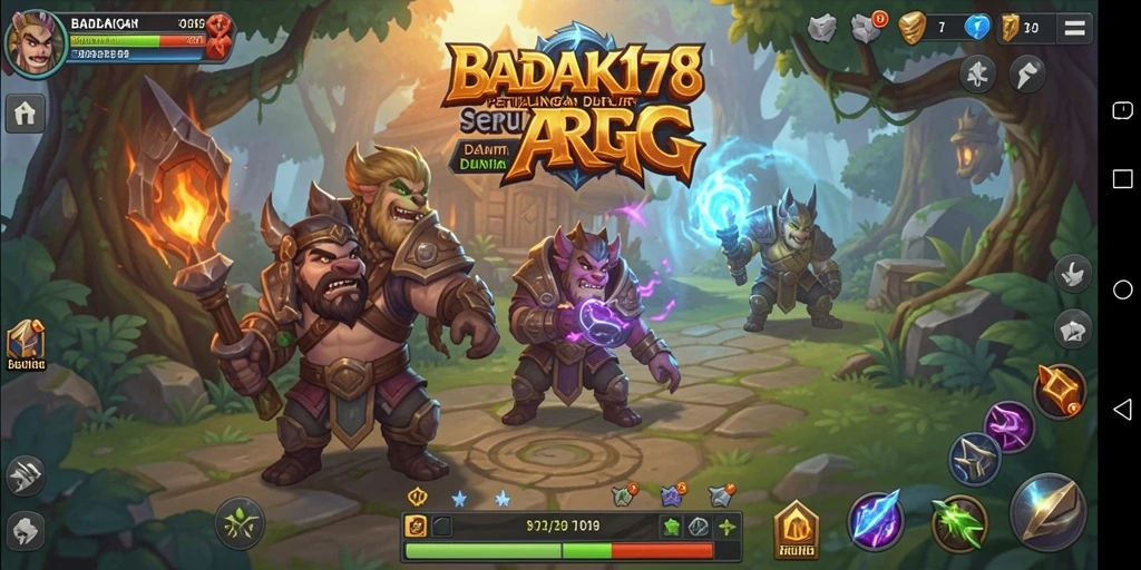 Tampilan bermain <strong>BADAK178</strong> yang seru dalam dunia ARPG penuh tantangan.