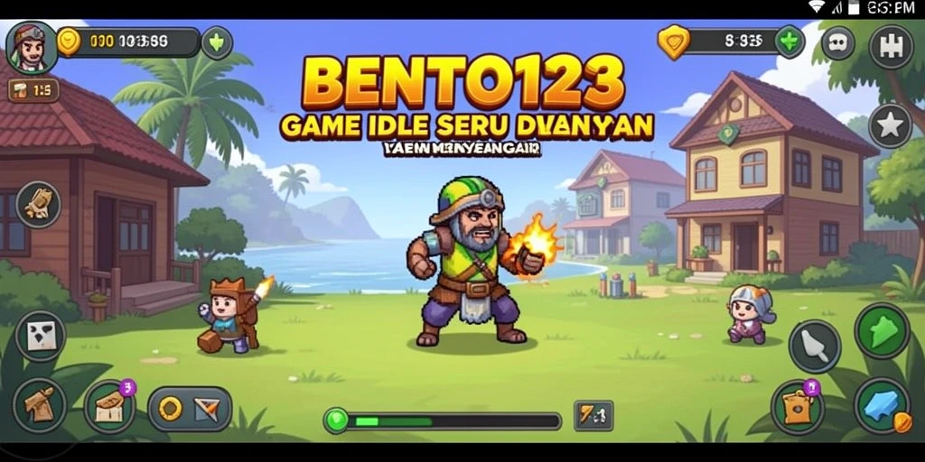 Screenshot BENTO123 menunjukkan gameplay Idle yang menarik dan interaktif.