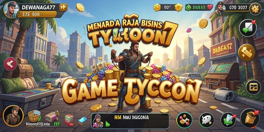 Tampilan gameplay Tycoon yang seru dan interaktif.