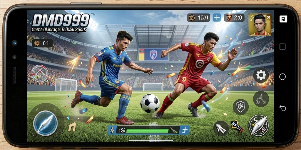Tampilan gameplay seru DMD999 dengan berbagai olahraga yang menyenangkan