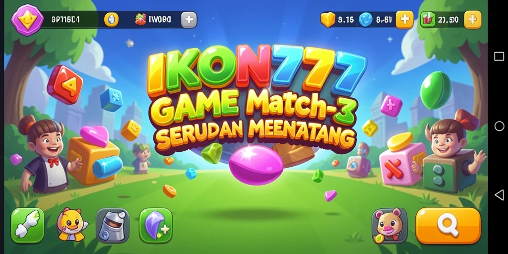 Screenshot gameplay IKON777 menampilkan keseruan mencocokkan ikon.