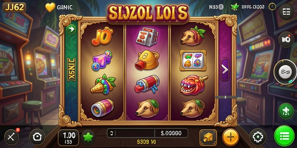 Gameplay menarik dari game Slot JJ62 saat bermain.