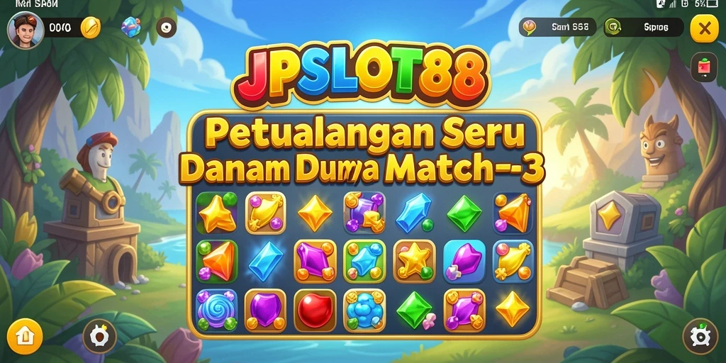 Gameplay seru JPSLOT88 dengan elemen warna-warni.