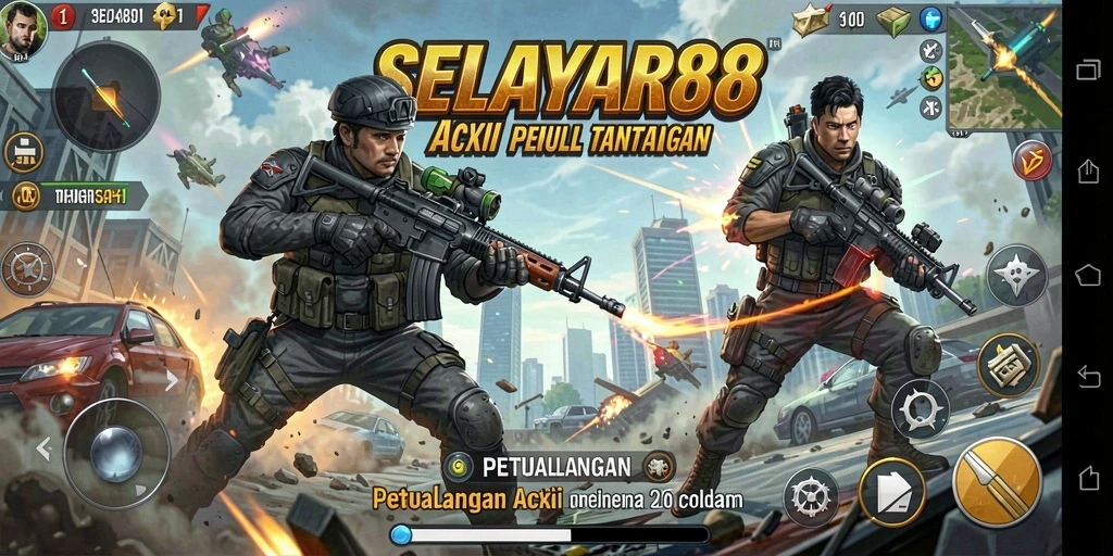 Tampilan gameplay SELAYAR88 yang penuh aksi dan petualangan.