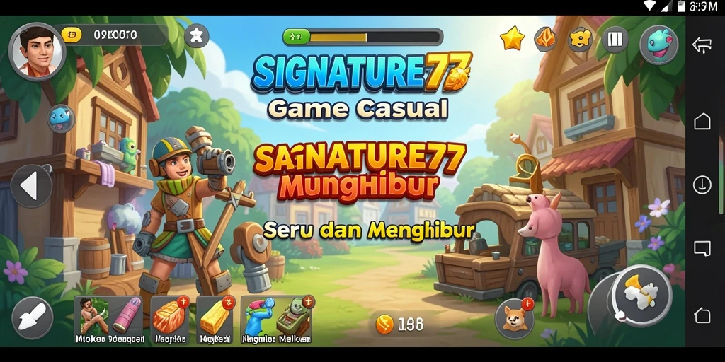 Tampilan gameplay <strong>SIGNATURE77</strong> yang menarik dan menyenangkan.