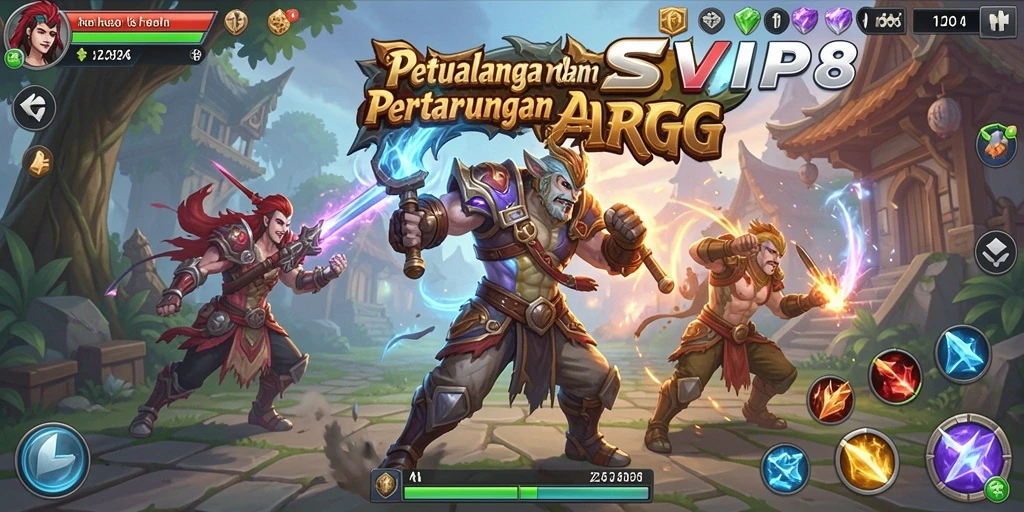 Tampilan gameplay menakjubkan dalam ARPG SVIP8.