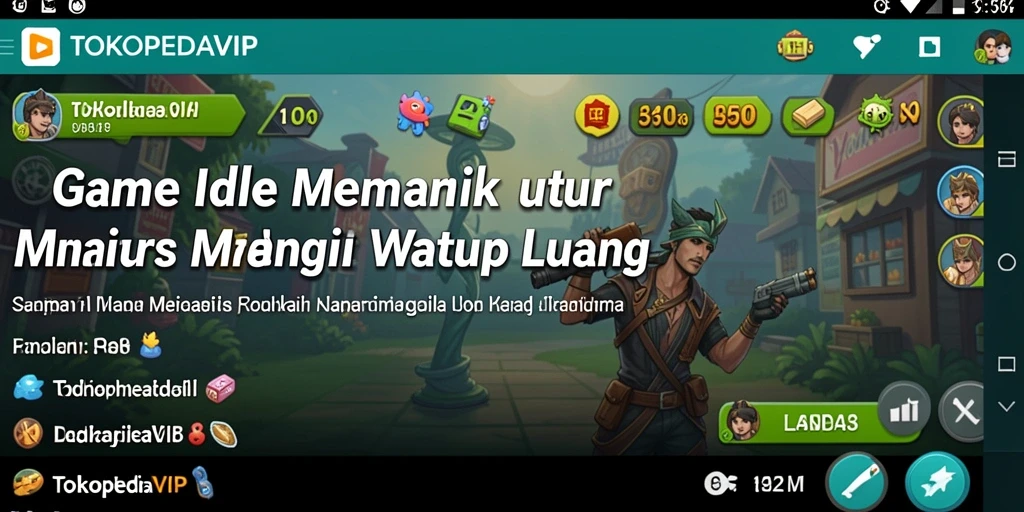 Tampilan gameplay TOKOPEDIAVIP yang menarik dan interaktif.