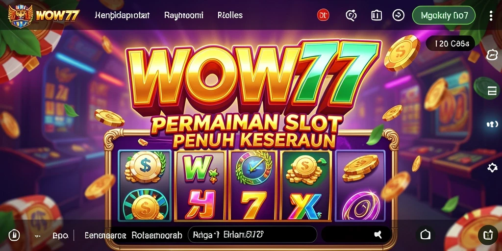Tampilan gameplay menarik dari <strong>WOW77</strong> yang menampilkan keseruan bermain slot.